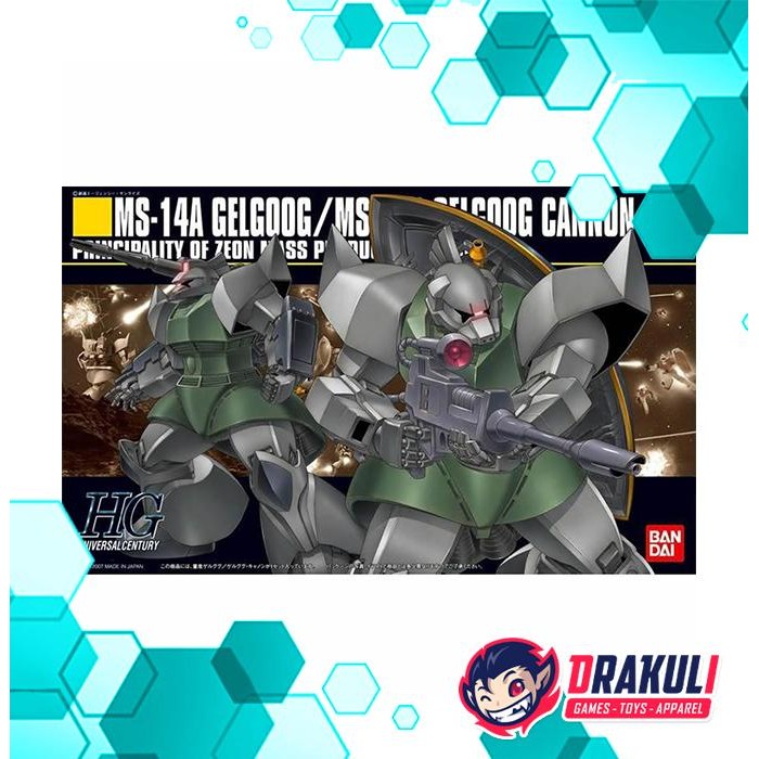 BANDAI Plamo HGUC MS-14A Gelgoog MS-14C Gelgoog Cannon