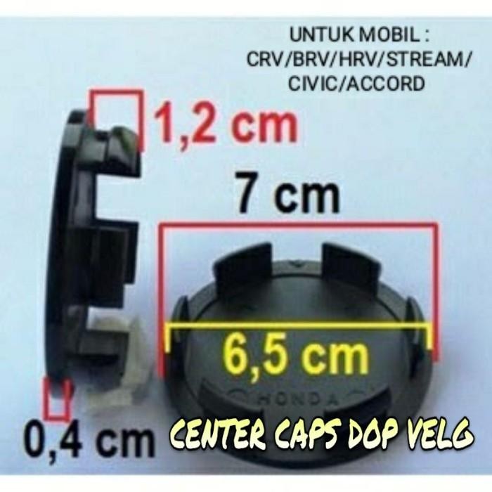 dop velg Honda silver Civic Accord CRV HRV 7 CM