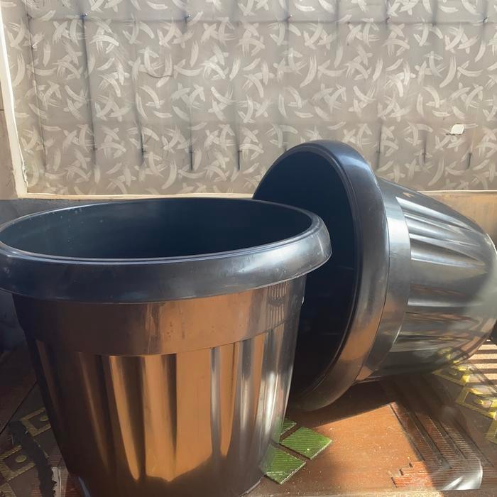 ZonaMurmer- Pot 45 Cm Hitam Jumbo Besar Untuk Tabulampot Termurah Di Pondok Gede