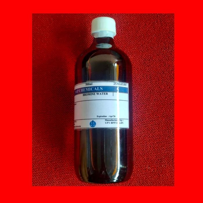 HariPromo- Bromine Water Bromin Water Air Bromin Ukuran 100Ml , 500Ml