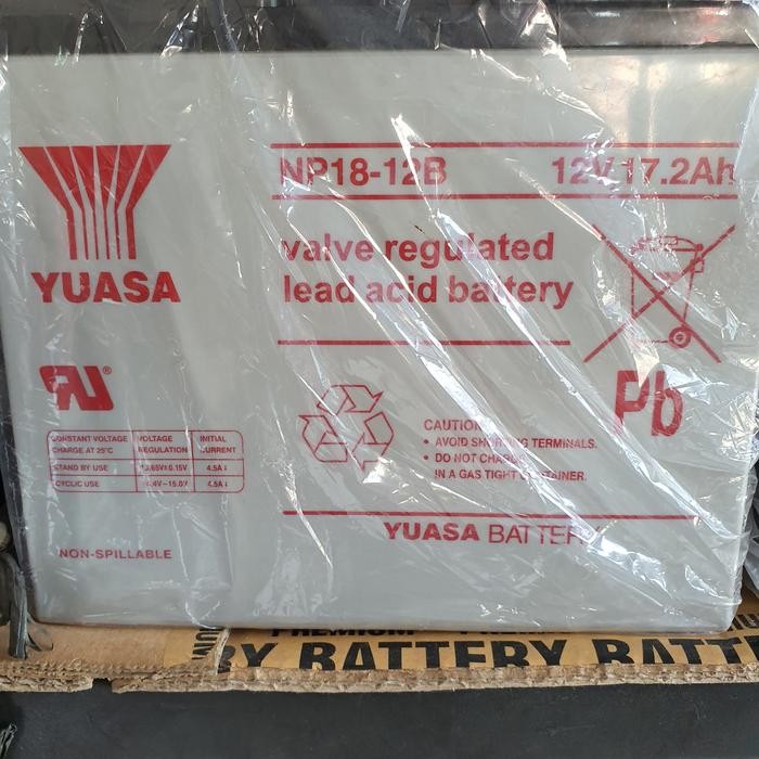 New Jual Aki Genset Yuasa 12Volt 17Ampere Terlariss !!