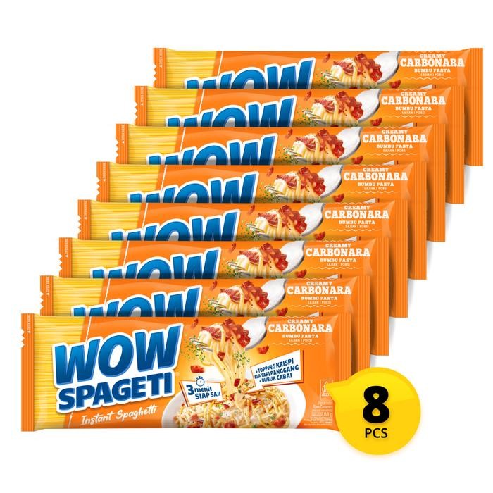 r51n- Paket 8 Pasta Wow Spageti Carbonara & Roma Apetito Sour Cream Box