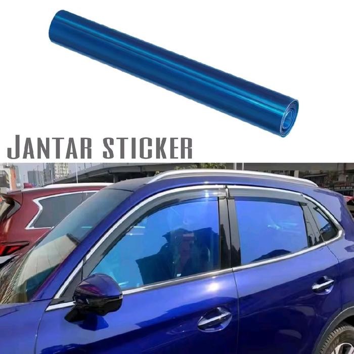 Stiker Kacafilm Riben Blue Ice 20% Dan 60% Bisa Untuk Semua Jenis Kaca Mobil Sticker Riben Biru Ice
