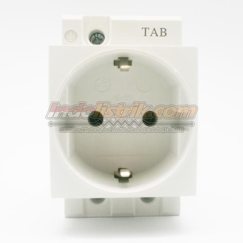 7mu4- Industrial Panel Socket Din Rail Tab
