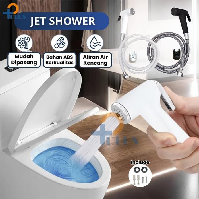 BisAiNstan- [Pplus] Jet Shower Bidet Murah / Flusso Jet Shower Toilet / Jet Washer Bidet Cebok