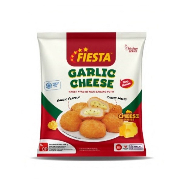 FIESTA CHICKEN NUGGET GARLIC CHEESE 400 GR