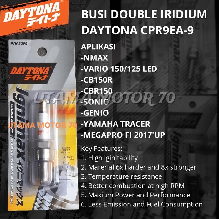 BUSI DAYTONA DOUBLE IRIDIUM CPR9EA-9