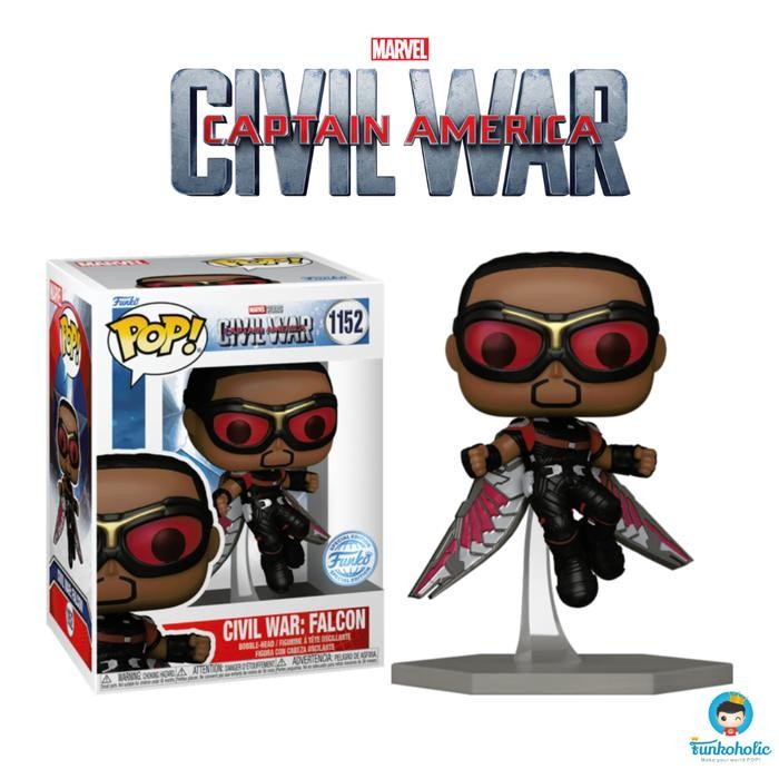 Funko POP Marvel - Civil War Falcon (SE) #1152