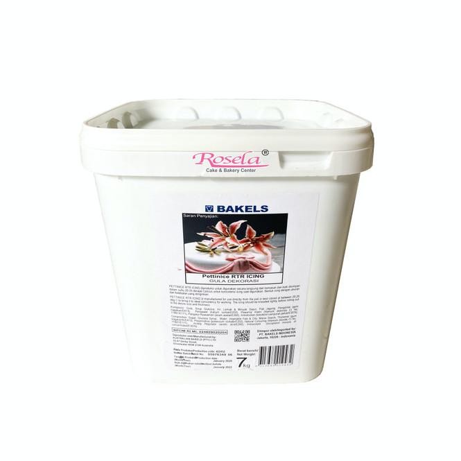 Bakels Fondant Icing Sugar 7 Kg /Bakels Pettinice Icing / Fondant Pail