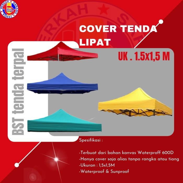 Cover Tenda Lipat 1.5x1.5 M
