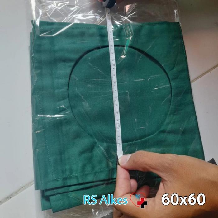 Duk Bolong Duk Lubang 60x60 Duk Steril Lubang Operasi Duk Kain Operasi
