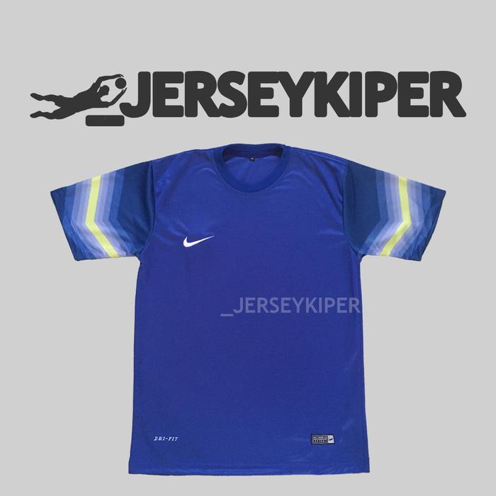 Jersey Kiper Gk Baju Kiper Goleiro Ss Blue Full Busa Satustel Terbaru 