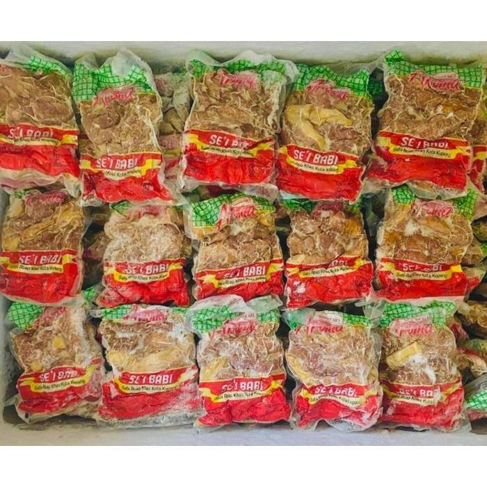SEI AROMA BABI ASAP ASLI KUPANG NTT 500 GRAM