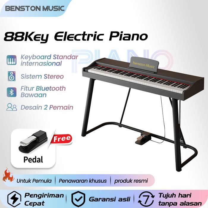 TERBARU Piano elektronik, piano elektronik 88 tombol, piano elektrik palu berat, piano elektrik