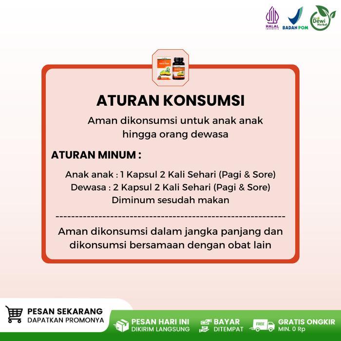 KAPSUL GAMAT EMAS - OBAT NYERI PATAH TULANG, FLU TULANG, TULANG BERGESER DAN REMUK, CEDERA - ISI 50