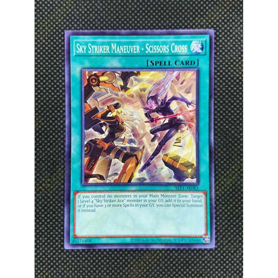 NEW YUGIOH AE SLF1-AE061 SKY STRIKER MANEUVER - SCISSORS CROSS