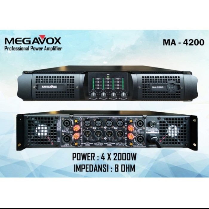 POWER AMPLIFIER MEGAVOX MA4200N/MA 4200N
