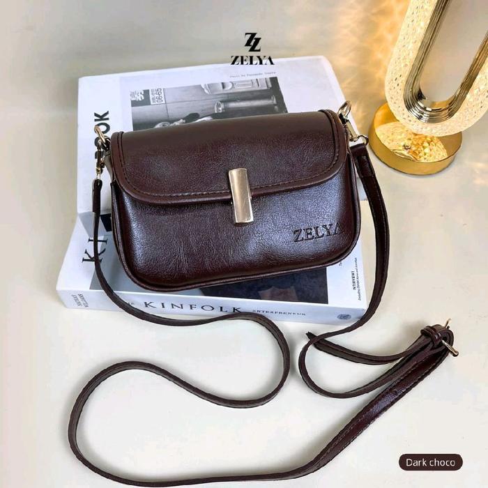 Abynazelya - Viola Bag By Zelya - Tas Wanita Selempang Elegan Simpel Material Sintetis Premium