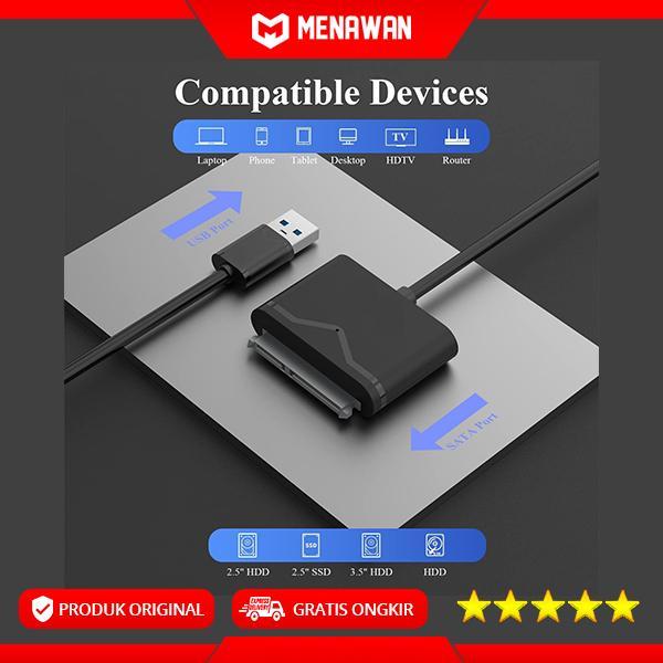 Converter SATA to USB 3.0 Adapter HDD Kabel Konektor Hardisk External