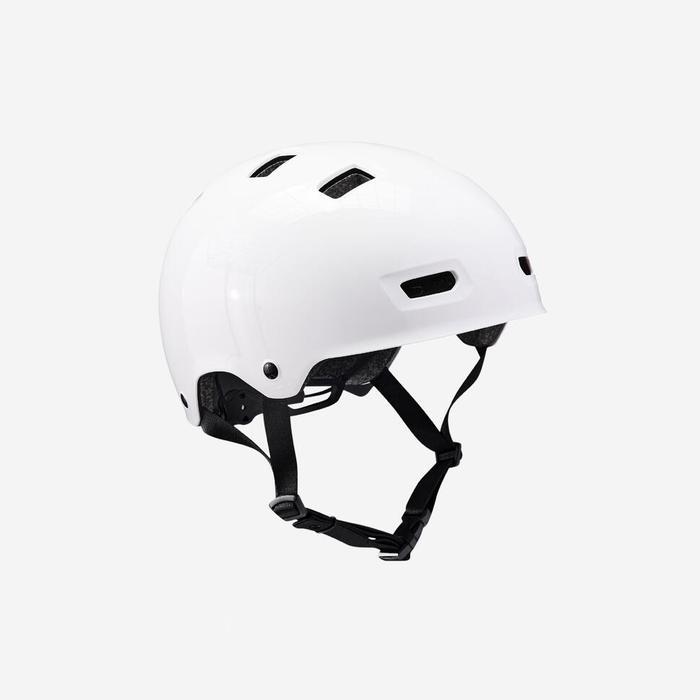 Decathlon Oxelo/BTWIN Helm Mf500 Untuk Sepatu Roda, Skateboard, Skuter - Putih - 8586684