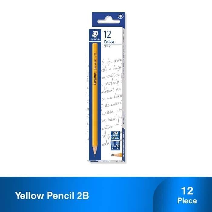 NEW Pensil Kuning STAEDTLER 2B [ 1 LUSIN ]
