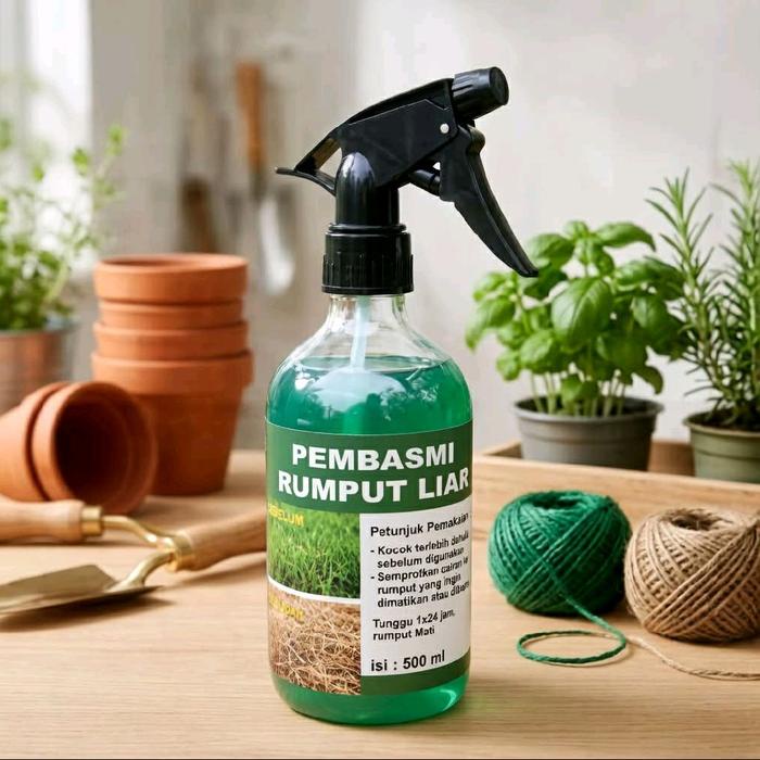 HERBISIDA PEMBASMI RUMPUT LIAR ISI 500ML - SOLUSI EFEKTIF UNTUK MENGENDALIKAN RUMPUT LIAR DI TAMAN