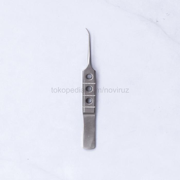 (SALE) TYING TWEEZER CURVED / FORCEP MICROSURGERY OPHTHALMIC INSTRUMENT
