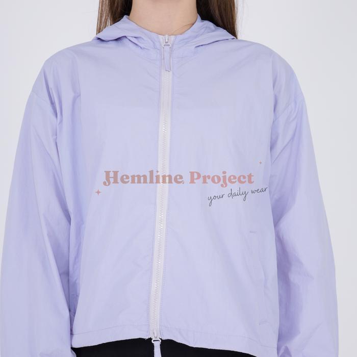 Kiyoko Lightweight Jacket by Hemline Project - Purple, M (S-M)