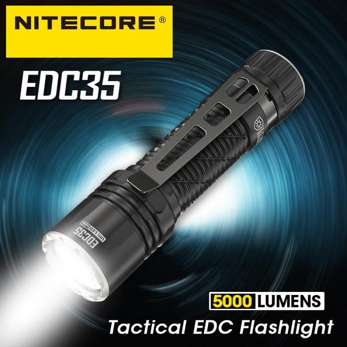 READY Terlaris Senter LED UHi 40 Tactical EDC Flashlight Waterproof IP68 5000 Lumens 5000Lumens