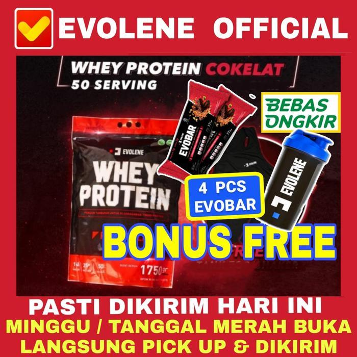Evolene Evowhey Whey Protein 50 Sachet Serving Susu Evo Whey Gym
