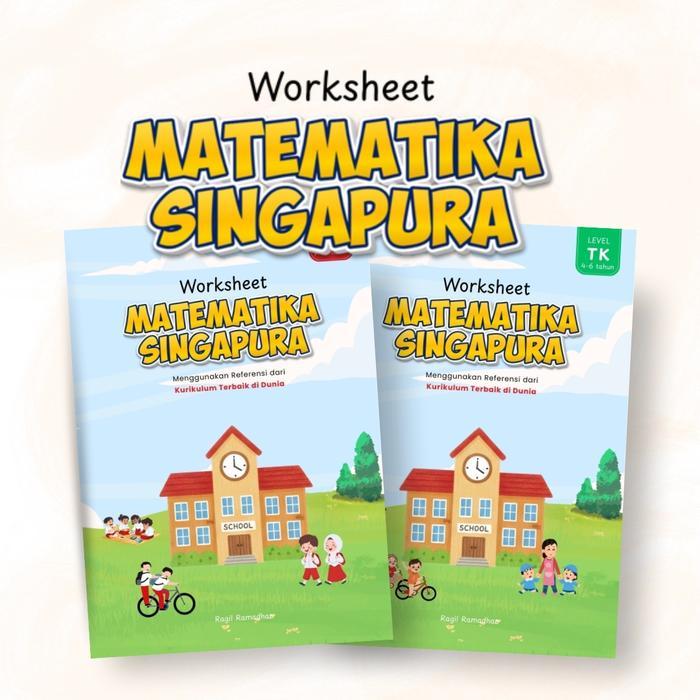 Buku Aktivitas Worksheet Matematika Singapura Anak TK SD Kreatifo - TK