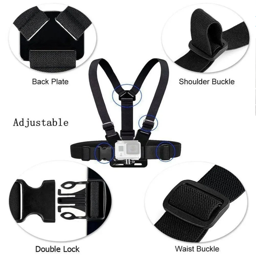 Chest Strap Rotate Phone Mount for Mobile Phone iphone Holder Chest Strap for Gopro Hero Insta360