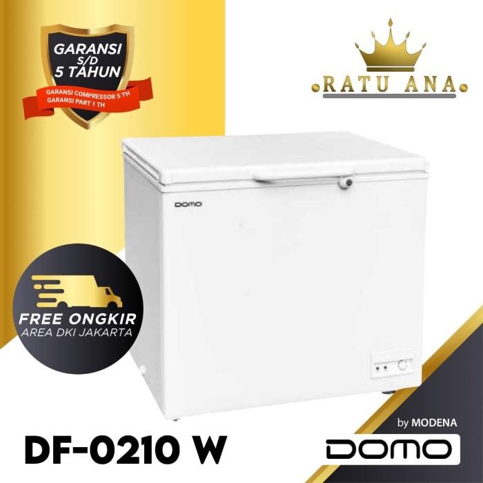 DOMO BY MODENA CHEST FREEZER TYPE DF 0210 W - FREEZER BOX