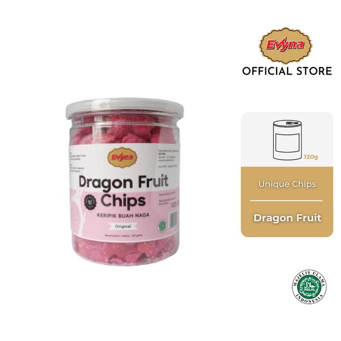 

EVYNA DRAGON FRUIT CHIPS ORIGINAL KERIPIK BUAH NAGA 120GR