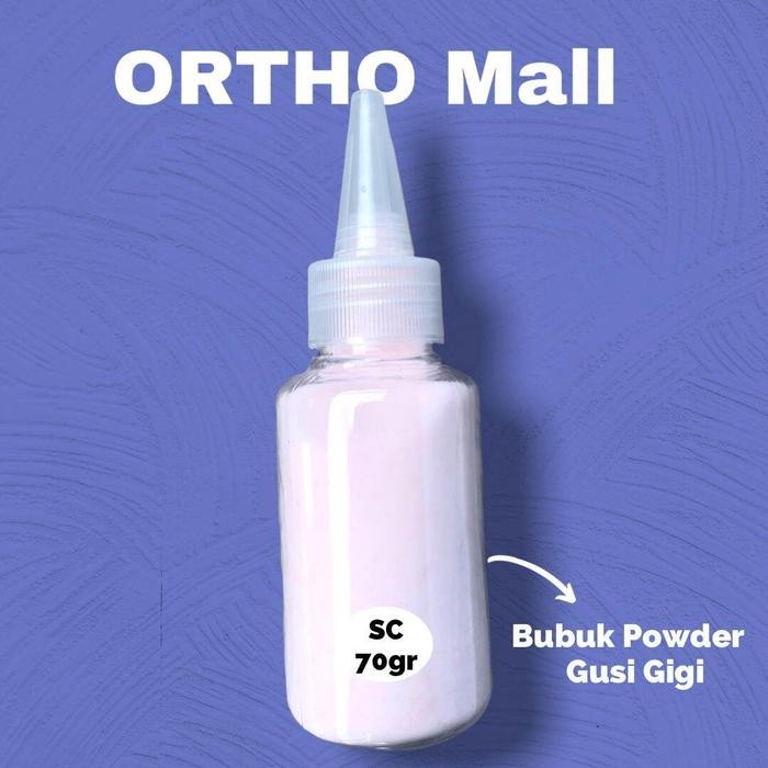 DENTAL BAHAN GUSI PALSU TERDAPAT SERAT SEPERTI OTOT