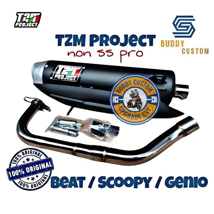 Knalpot Tzm Project Beat New Deluxe Genio Scoopy Prestige / Stylish