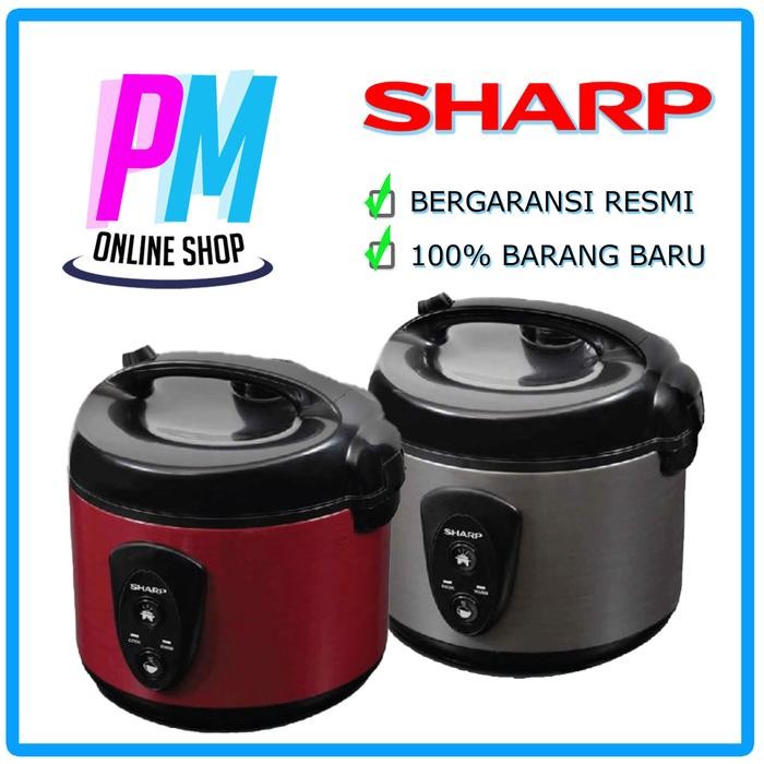Sharp Rice Cooker 1.8 Liter 3 In 1 Ks-N18Mg / Ks-N18Mg-Rd /Ks-N18Mg-Sl / Ks-N18Mg-Pk / Ks-N18Mg-Bl