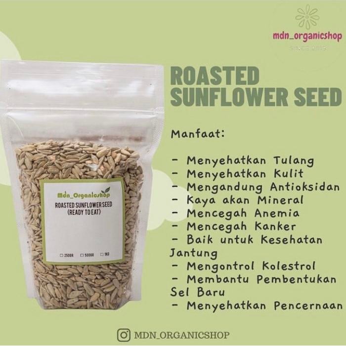 

ASLI Roasted Sunflower Seed 500g READY STOCK