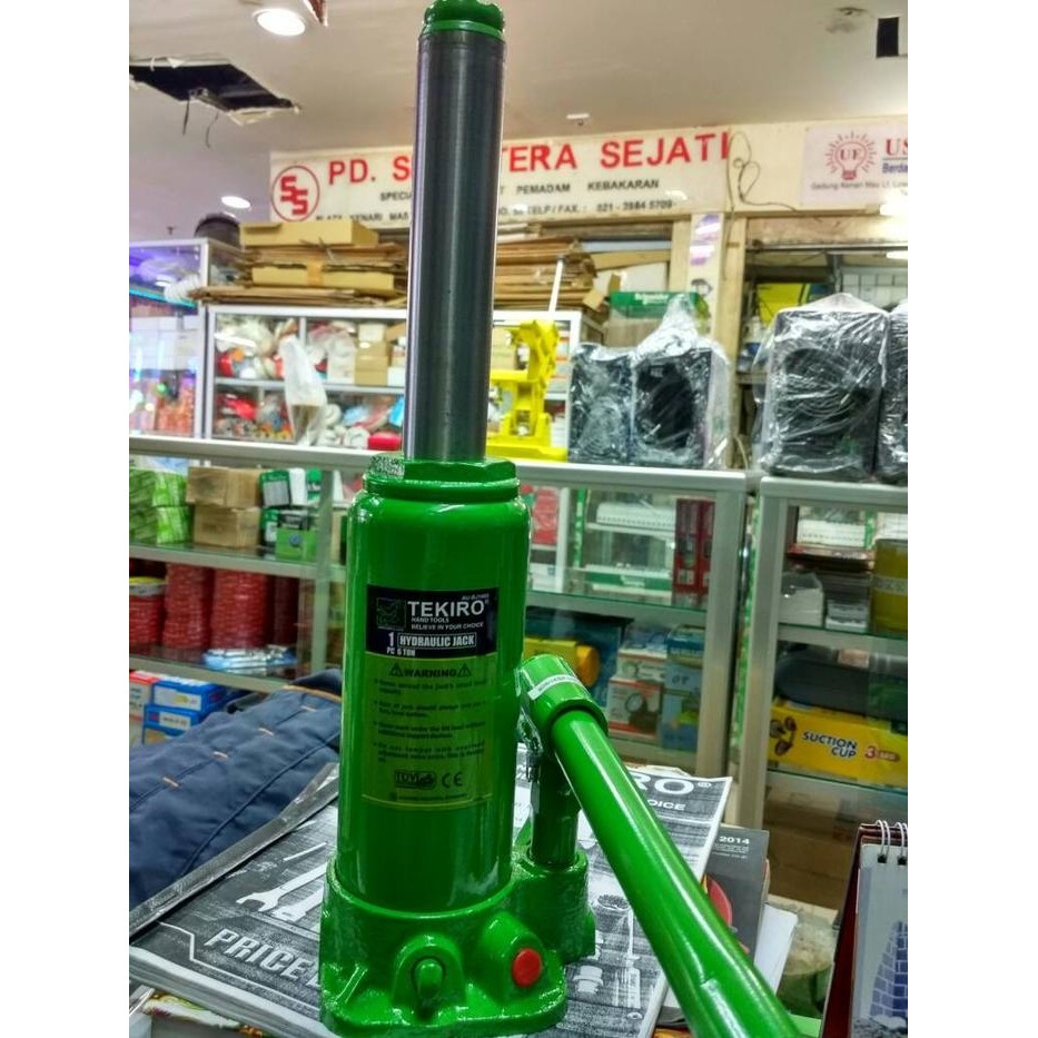 TEKIRO - DONGKRAK BOTOL 6 TON - DONGKRAK MOBIL HYDRAULIC - ORIGINAL