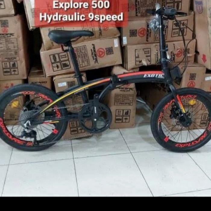 Ready sepeda lipat pacific exotic explore 500 Terlaris