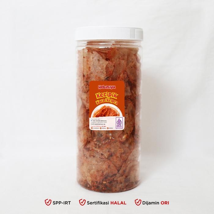 

Hebiniyu - Keripik Kaca / Kripca 250 Gram Kemasan Toples