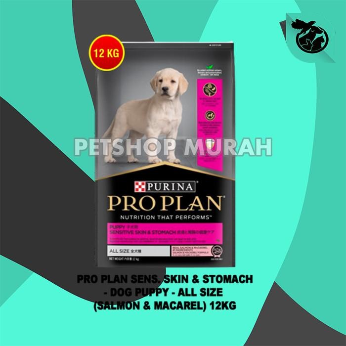 PRO PLAN PUPPY DOG FOOD SENSITIVE SKIN STOMACH SALMON 12 KG
