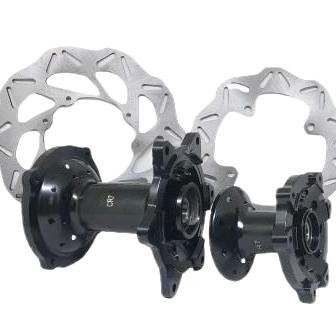 Tromol Set Depan Belakang Honda Crf 150 Hole 36 Cr7 Hitam Motor Motorcycle