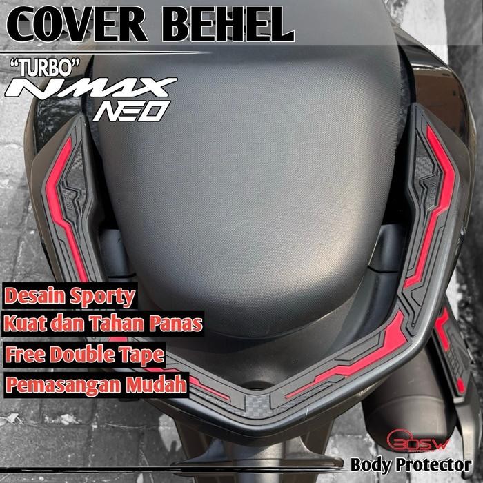 BOSW Body Protector Behel Nmax Neo Aksesoris Motor Matic Yamaha Bahan Karet