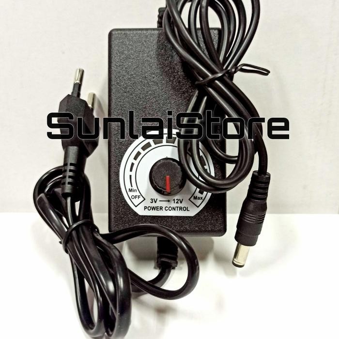 Adaptor 3-12V Dc 2A Variable