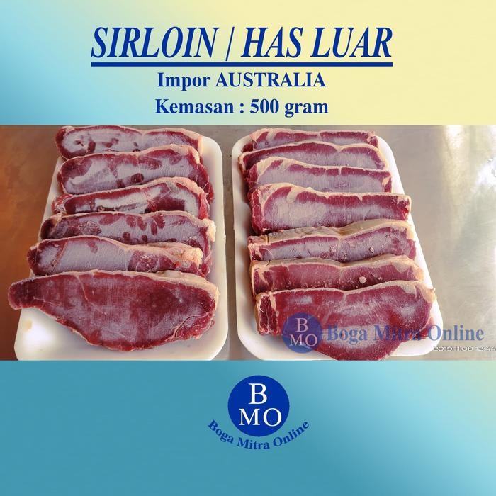

Pilihan- Sirloin / Has Luar Impor Aus - 500 Gram