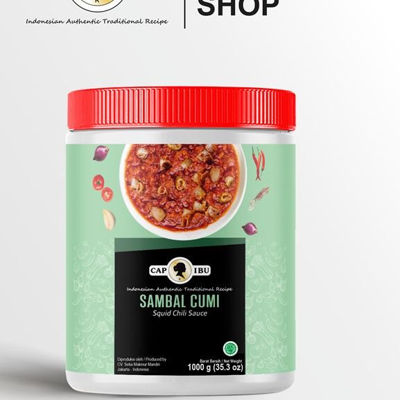 

TERLARIS CAP IBU Sambal Cumi POT 1gr READY STOCK