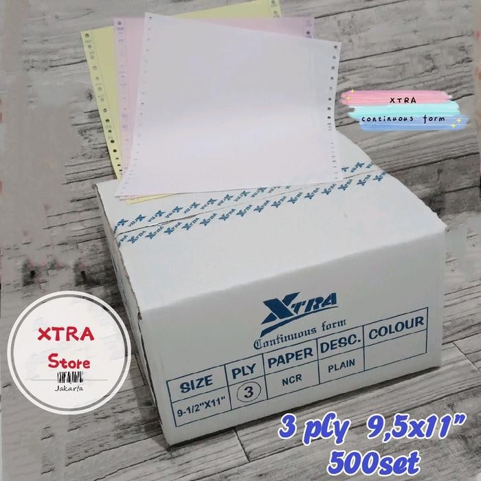 

Pilihan- Kertas Continuous Form 3Ply 9.5 X 11 " Tanpa Pembagian 500 Set
