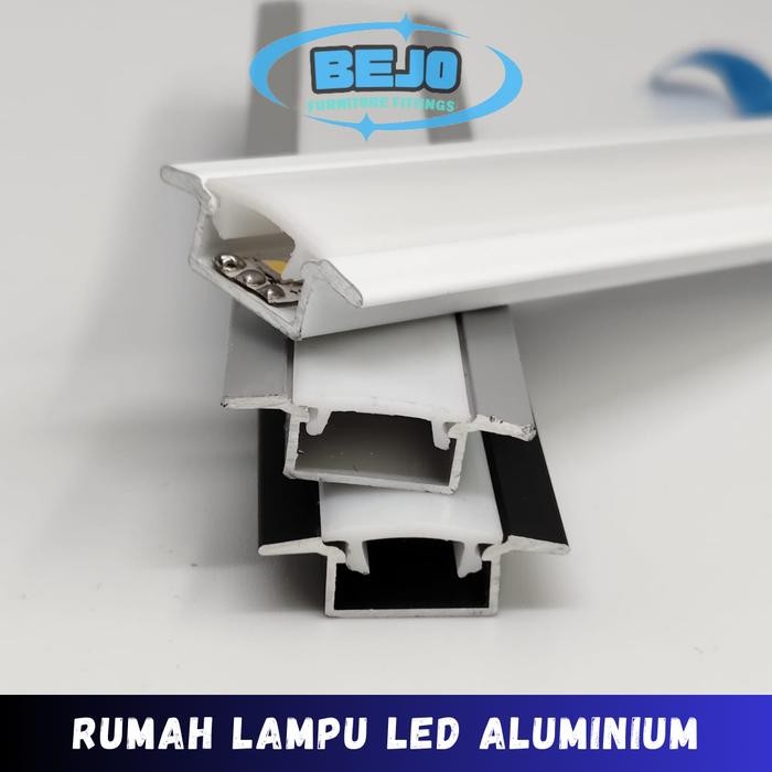 Cover Led Strip Aluminium Premium / Rumah Lampu Led Strip / Premium Cover Led Strip