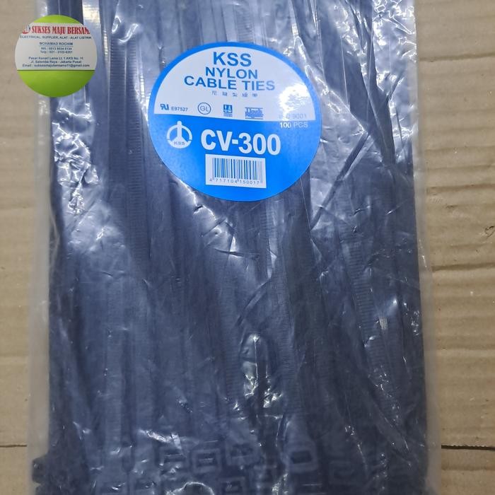 

Cable Ties Kss Nylon 300X7,6Mm (Hitam)